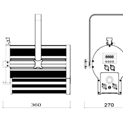 Atomic Pro Theatre spot Scala 200COB 3200K-4