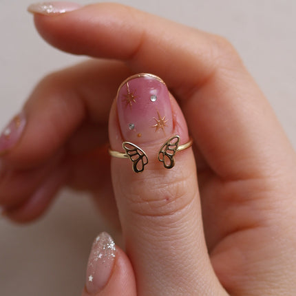 Butterfly wing ring-1