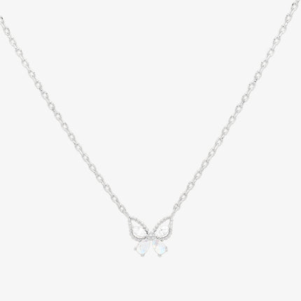 Moonstone butterfly necklace-4