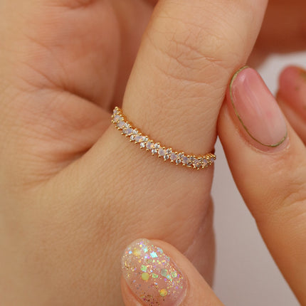 Moonstone cubic ring-1