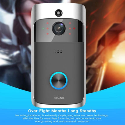 NNEIDS Smart Wifi Video Doorbell With Night Vision - Remote Monitoring-1