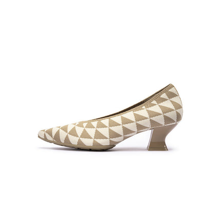 French Chic Pointed Toe Low Heels-5