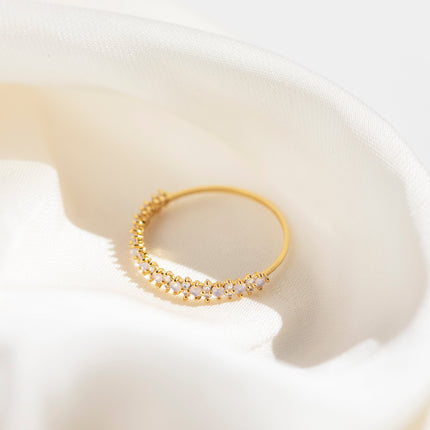 Moonstone cubic ring-4