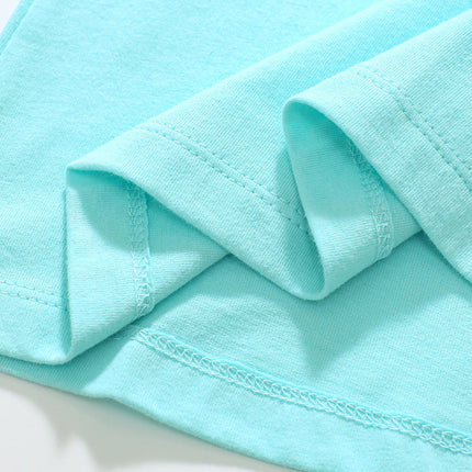 Crew Neck Ladybird Logo Ruffle Sleeveless Girls’ T-Shirt-4