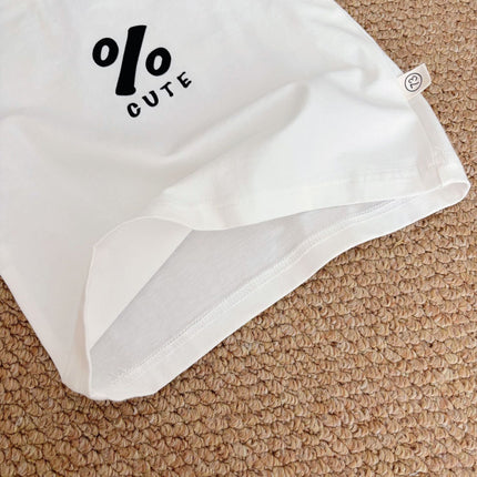 Summer Hot Selling Baby Kids Unisex Sleeveless Denim Blue Strap Onesies Overalls and White T-Shirt Clothing Set-3