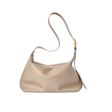 Sleek Retro Leather Tote Bag-6