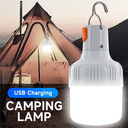 60W Rechargeable LED Lamp Bulb - Perfect for Camping-1