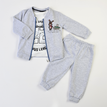 Campus League Cotton Joggers Set-1