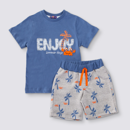 Tropical Joy Boys Casual Set-0