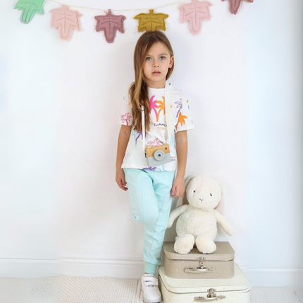 Kissing Palms Girls Jogger Set-0