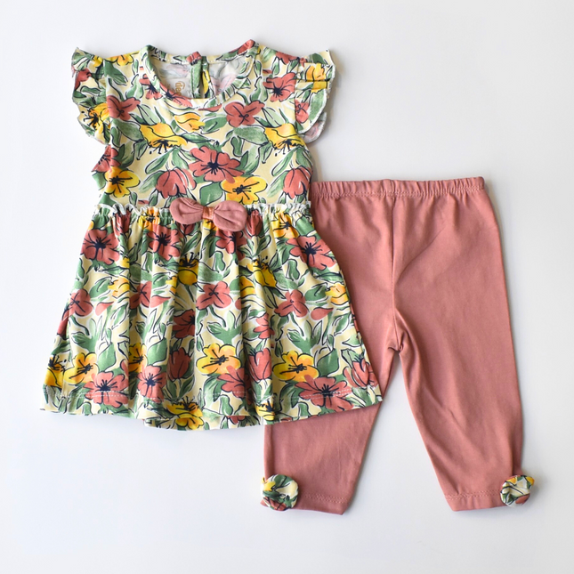 Wildflower Heart Girls Casual Set-0