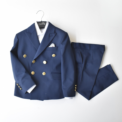 Golden Buttons Boys Suit-3