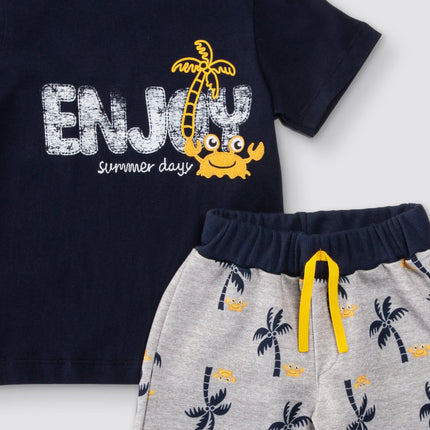 Tropical Joy Boys Casual Set-3