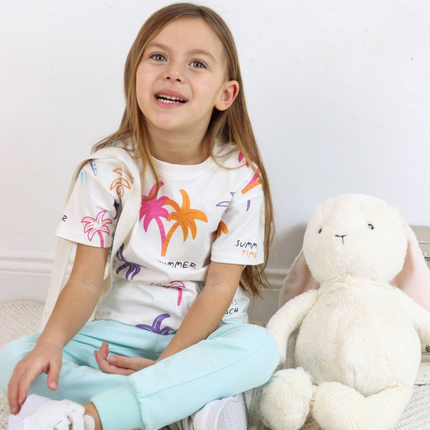 Kissing Palms Girls Jogger Set-1