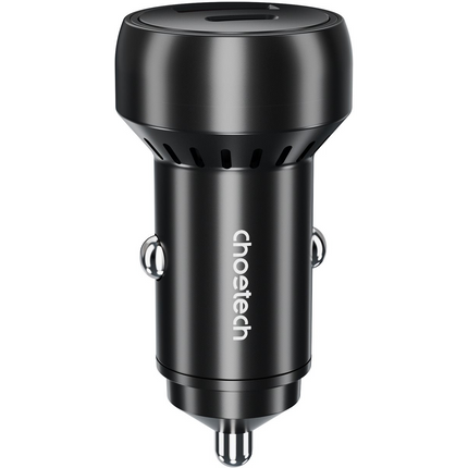 ChoeTech 60 W Dual USB-C 30w+ USB-A30w Fast Car Charger (TC0014)-0