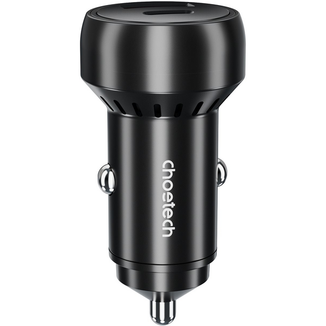 ChoeTech 60 W Dual USB-C 30w+ USB-A30w Fast Car Charger (TC0014)-0