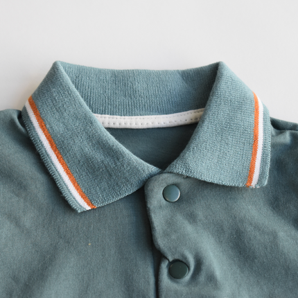 Upbeat Vibes Boys Polo Set-4