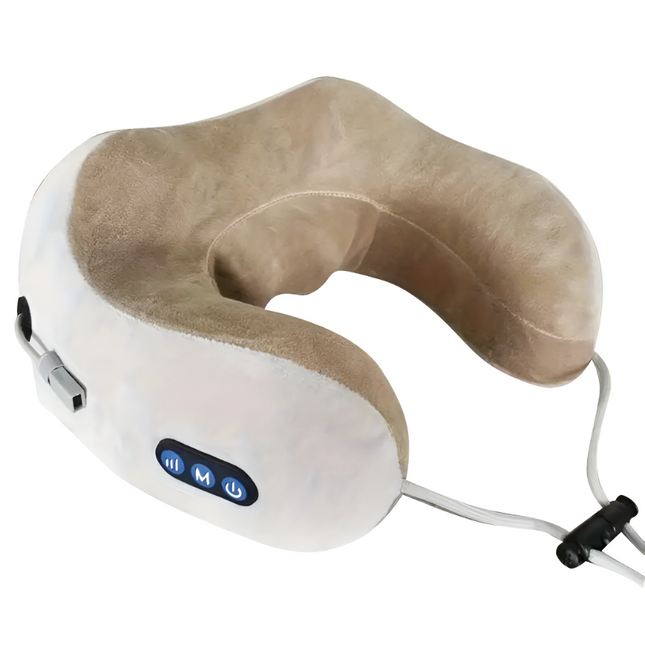 Electric Neck Massager with Heat - U-shaped Massage Pillow-0