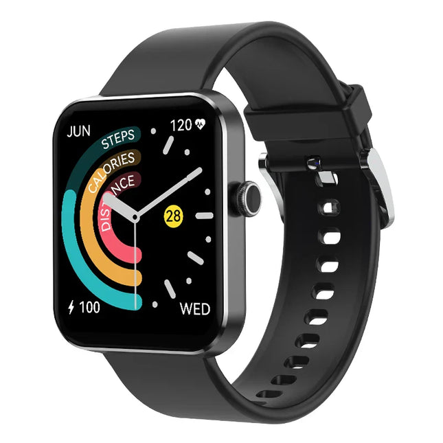 Fit G06 Smartwatch BT Calling Waterproof Fitness Tracker (Black)-0