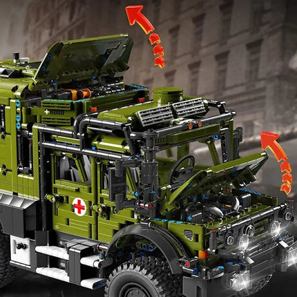 Armoured Military Ambulance 3849pcs-2