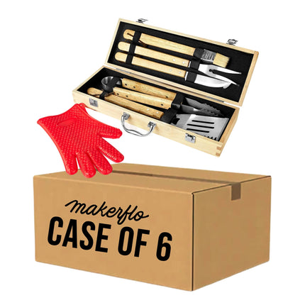 BBQ Grill Set with Case