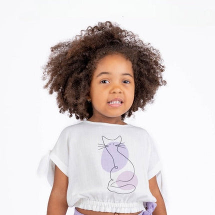 Cute Minou Girls Casual Set-4