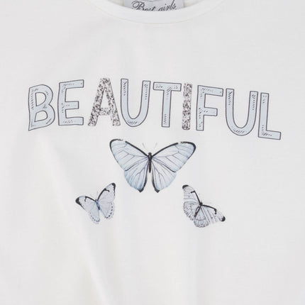 Sassy Butterfly Girls Casual Set-2