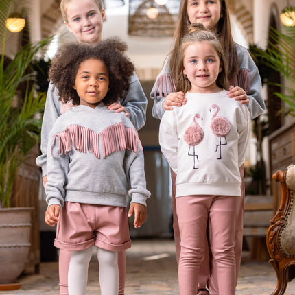 Pink Love Girls Casual Set-4