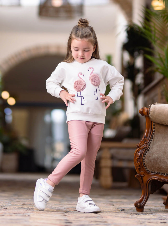 Pink Love Girls Casual Set-3