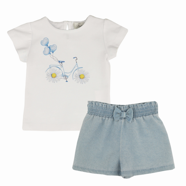 Blue Daisy Girls Casual Set-1