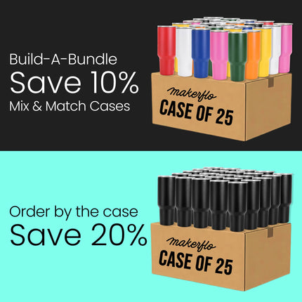 40oz Rainbow-Plated Tumbler