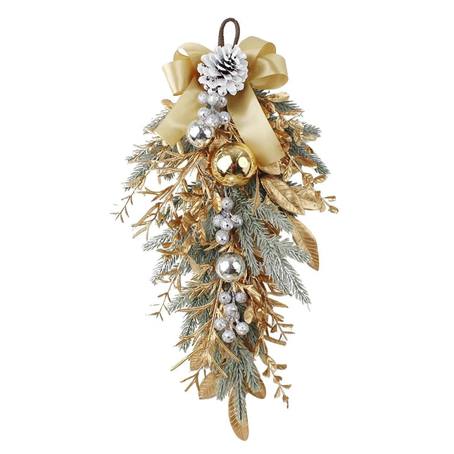 Christmas Wreath Shape for Front Door-0