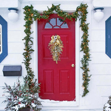 Christmas Wreath Shape for Front Door-2