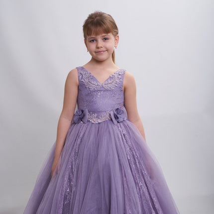 The Adorable Princess Girls Formal Dress-0