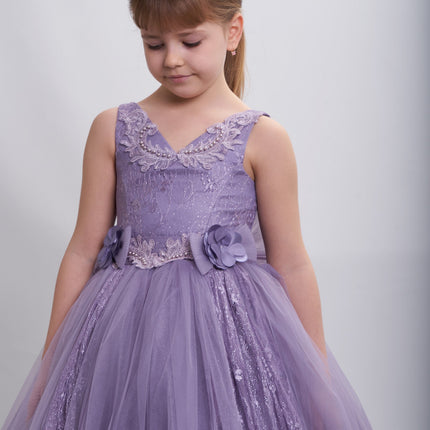 The Adorable Princess Girls Formal Dress-1