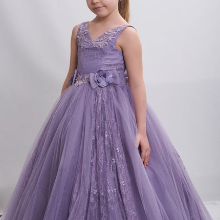 The Adorable Princess Girls Formal Dress-2
