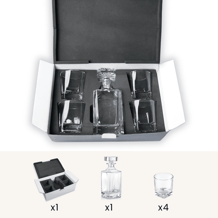 750mL Decanter Set - 4 Glass