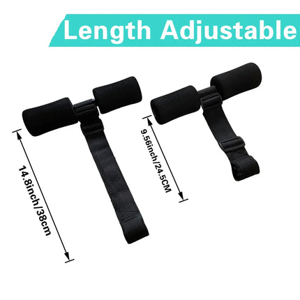 Hamstring Curl Strap for Nordic & Ab Workouts Black-1