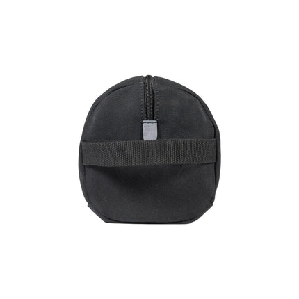 K2005AF | Beauty Case in Canvas 100% Cotone/Vera Pelle pieno fiore, Naked. Colore Nero. Maniglia laterale. Chiusura con lampo. Dimensioni: cm 25 x 15 x 17. Confezione: Sacchetto in Tnt-2