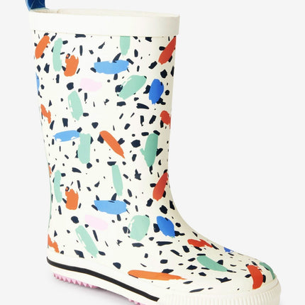 Dinossi - Konfeti Baskılı Kız Çocuk Yağmur Çizmesi-0