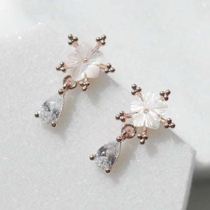 Lily dew drop earrings-0