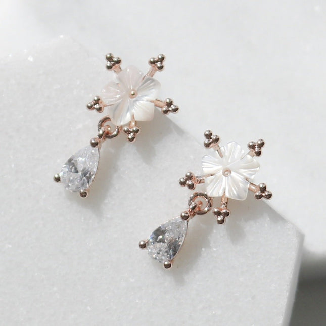 Lily dew drop earrings-0