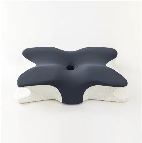 Butterfly-Shaped Orthopedic Memory Foam Pillow Cervical Neck Support Grey-0