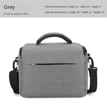 Camera Shoulder Bag Crossbody Grey-1