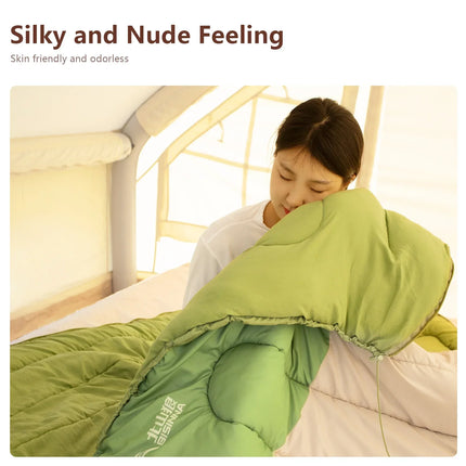 2kg Large Winter Sleeping Bag 120cm White-3