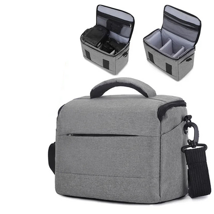 Camera Shoulder Bag Crossbody Grey-0