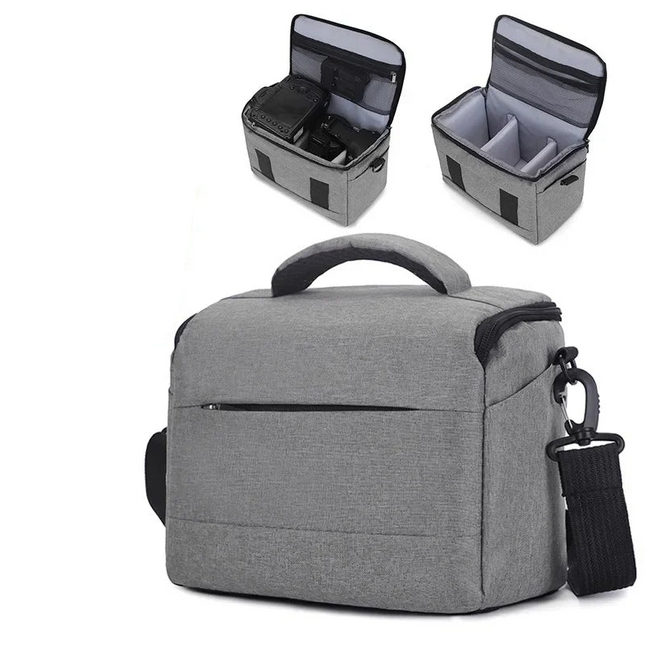 Camera Shoulder Bag Crossbody Grey-0