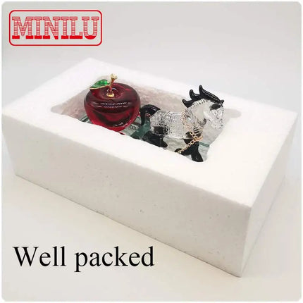 Crystal Perfume Seat Car Decoration Horse-2