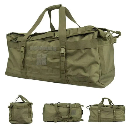 106L Tactical Duffel Bag Large Capacity Travel Backpack Green-1