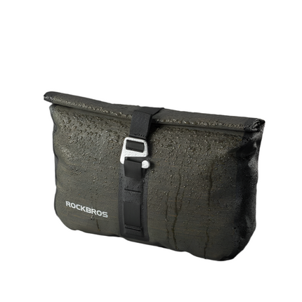 5–6L Waterproof Handlebar Bike Bag Front Frame Trun Grey-0